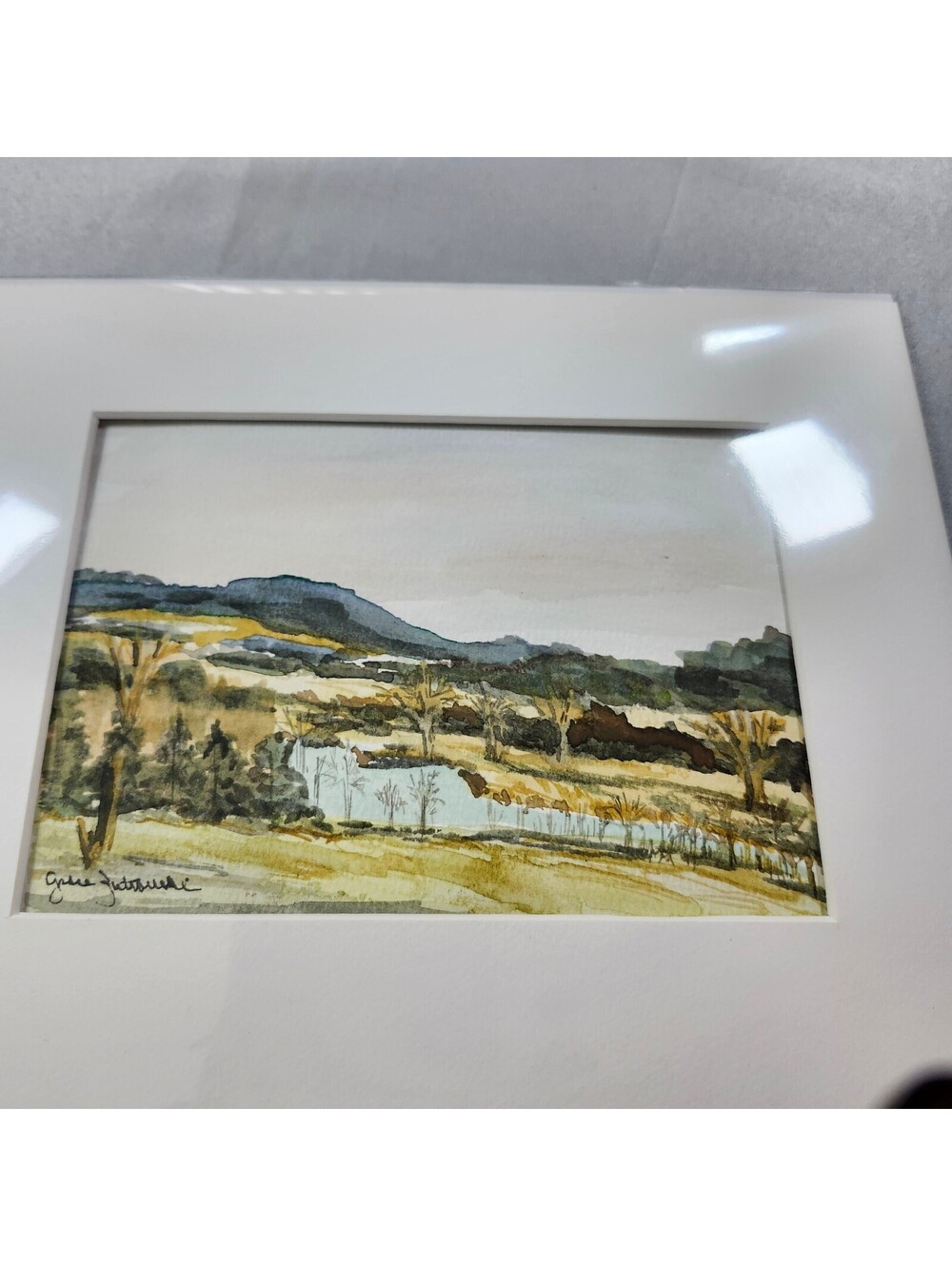 Original Watercolor "Tennessee Hillside"